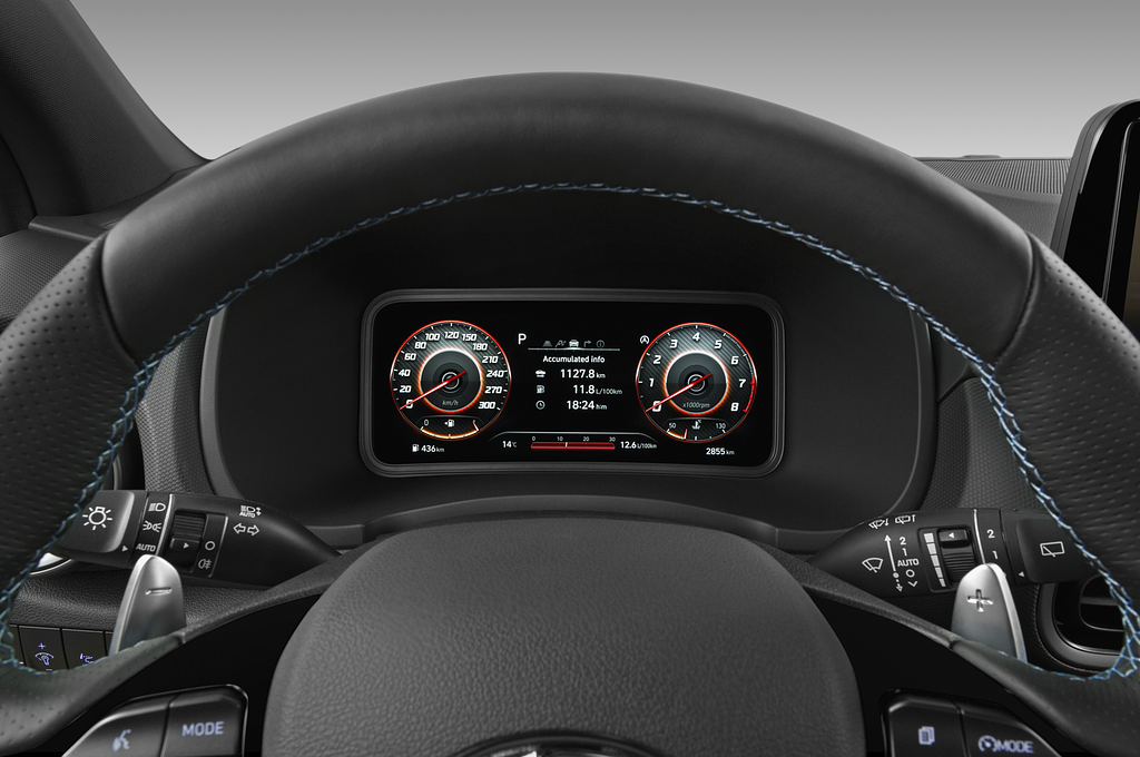 Hyundai Kona N (Baujahr 2022) N Performance 5 Türen Tacho und Fahrerinstrumente