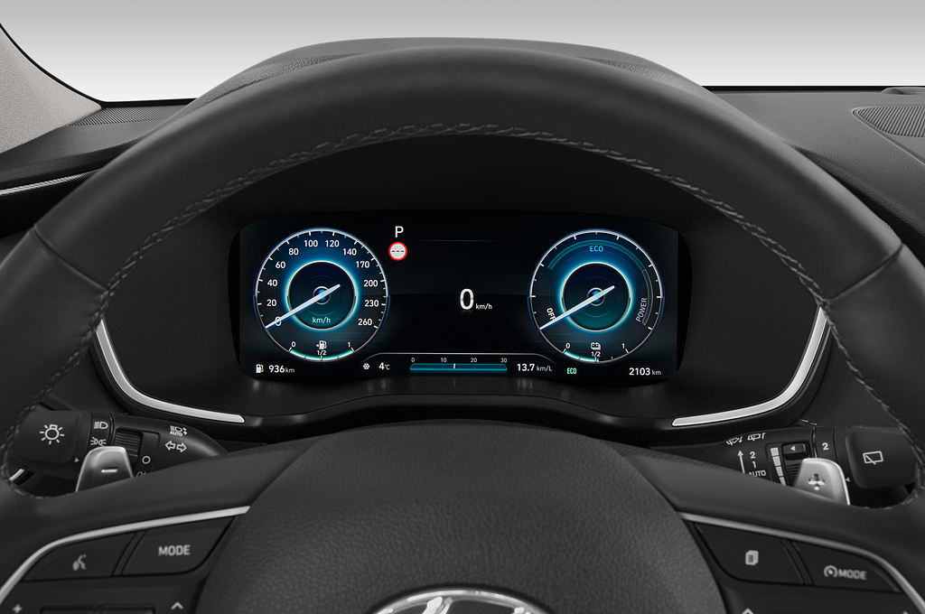 Hyundai Santa FE (Baujahr 2021) Prime 5 Türen Tacho und Fahrerinstrumente