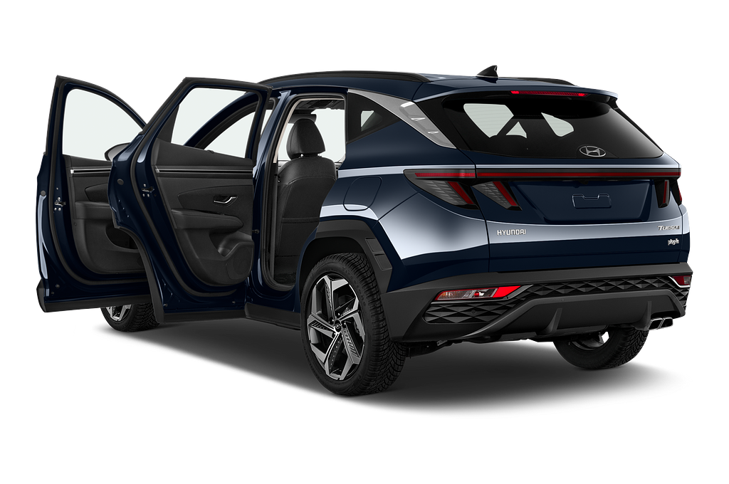 Hyundai Tucson Plug-in Hybrid (Baujahr 2023) Base 5 Türen Tür geöffnet