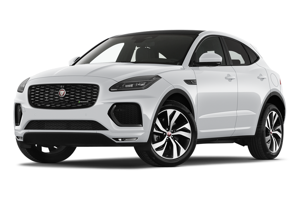 Jaguar E-Pace (Baujahr 2021) R Dynamic HSE 5 Türen seitlich vorne mit Felge