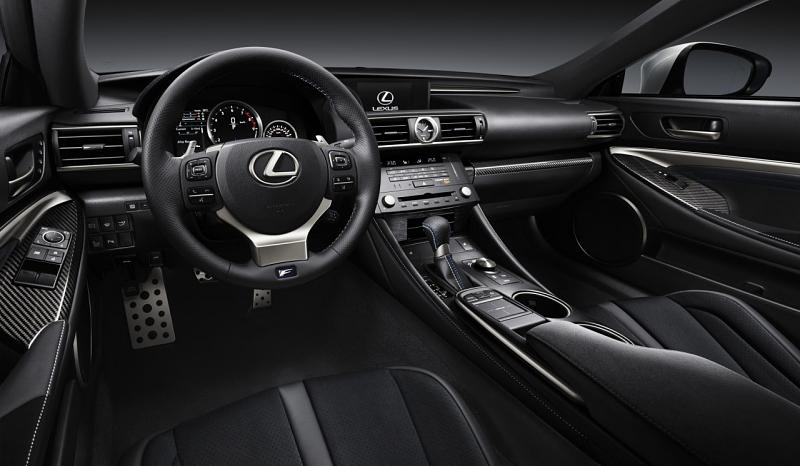 Lexus RC F - der Innenraum