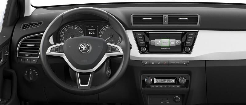 Im Innenraum wird die VW-Verwandtschaft deutlich