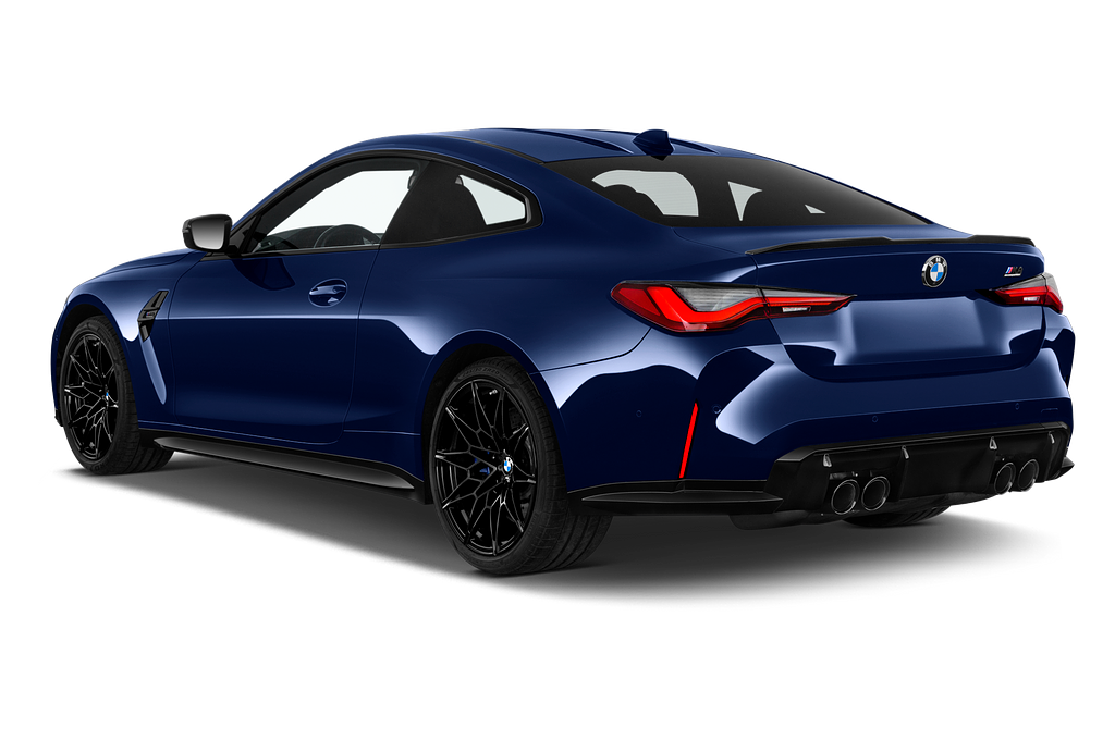 BMW M4 Coupe (Baujahr 2021) Competition 2 Türen seitlich hinten
