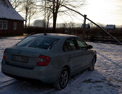 Der Skoda Rapid ist ein schönes Familienauto.
