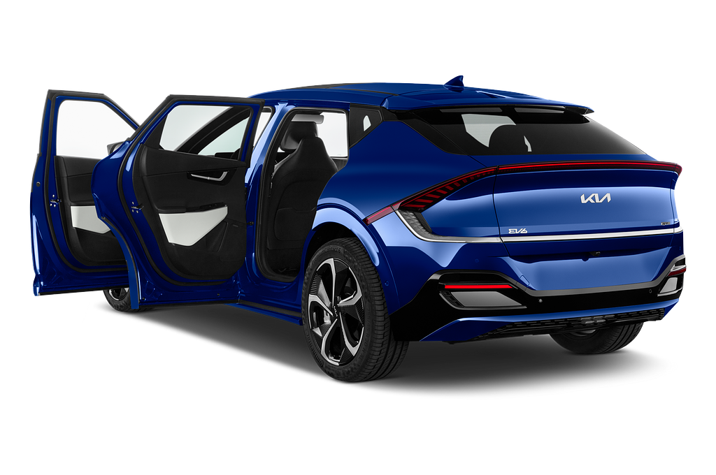 Kia EV6 (Baujahr 2022) GT-line package 5 Türen Tür geöffnet
