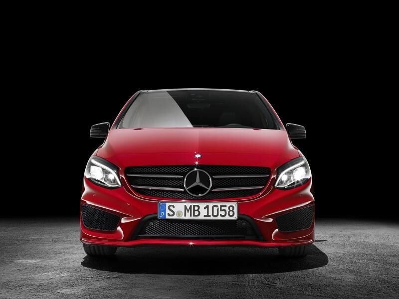 Mercedes B-Klasse Modellpflege 2015 - auf Wunsch mit LED-Scheinwerfern