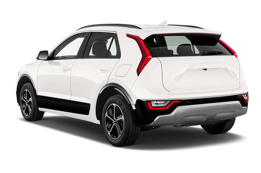 Kia Niro Hybrid (Baujahr 2023) Vision 5 Türen seitlich hinten