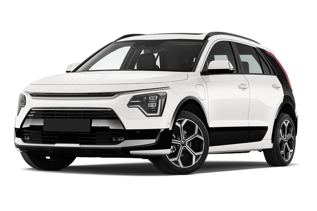 Kia Niro Plug-in Hybrid (Baujahr 2023) Spirit 5 Türen seitlich vorne mit Felge