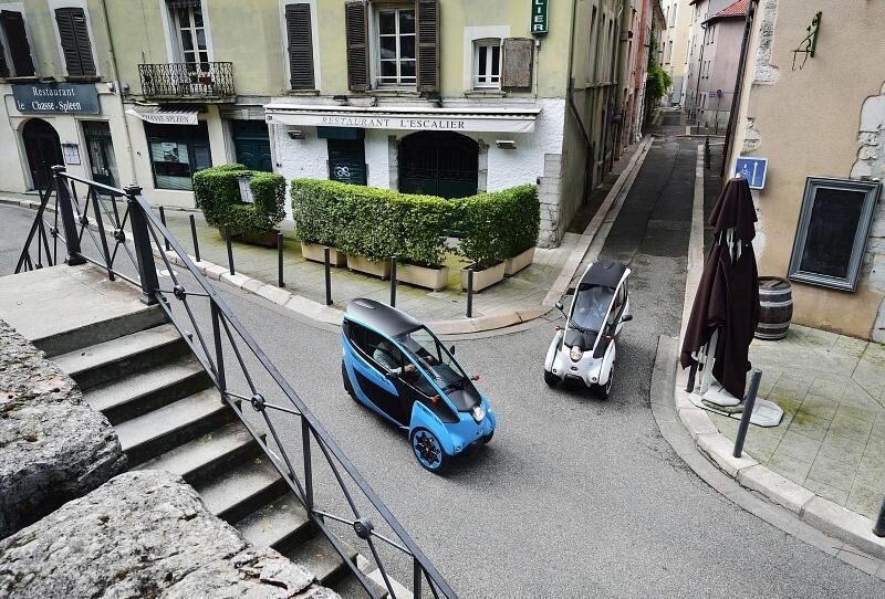 Toyota i-Road in Grenoble