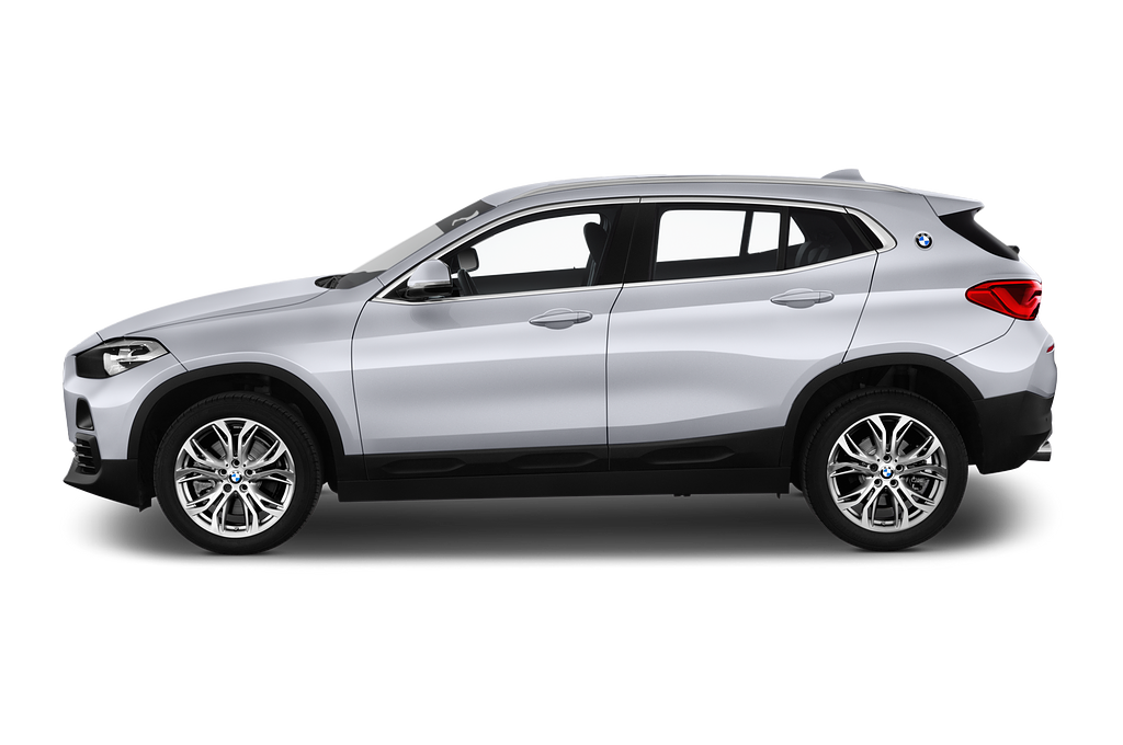 BMW X2 (Baujahr 2018) Advantage 5 Türen Seitenansicht