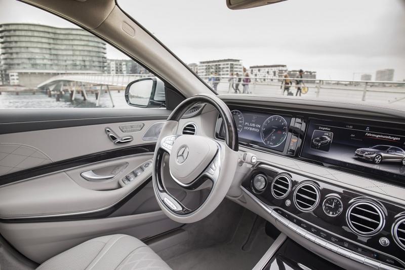 Mercedes S 500 Plug-In Hybrid: viel Platz im Innern