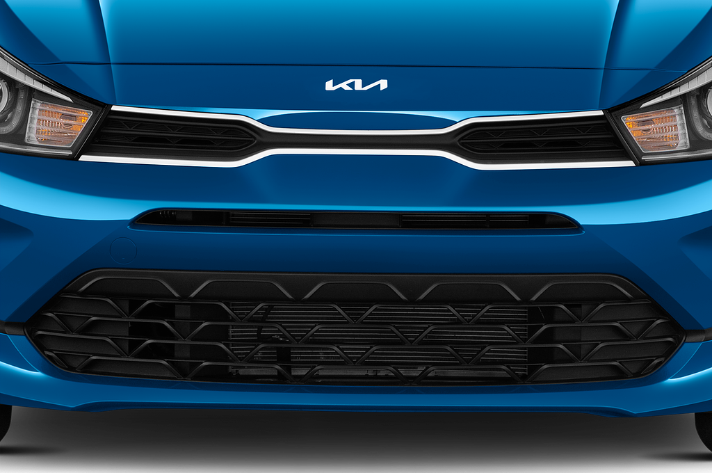 Kia Rio (Baujahr 2021) Spirit 5 Türen Kühlergrill und Scheinwerfer