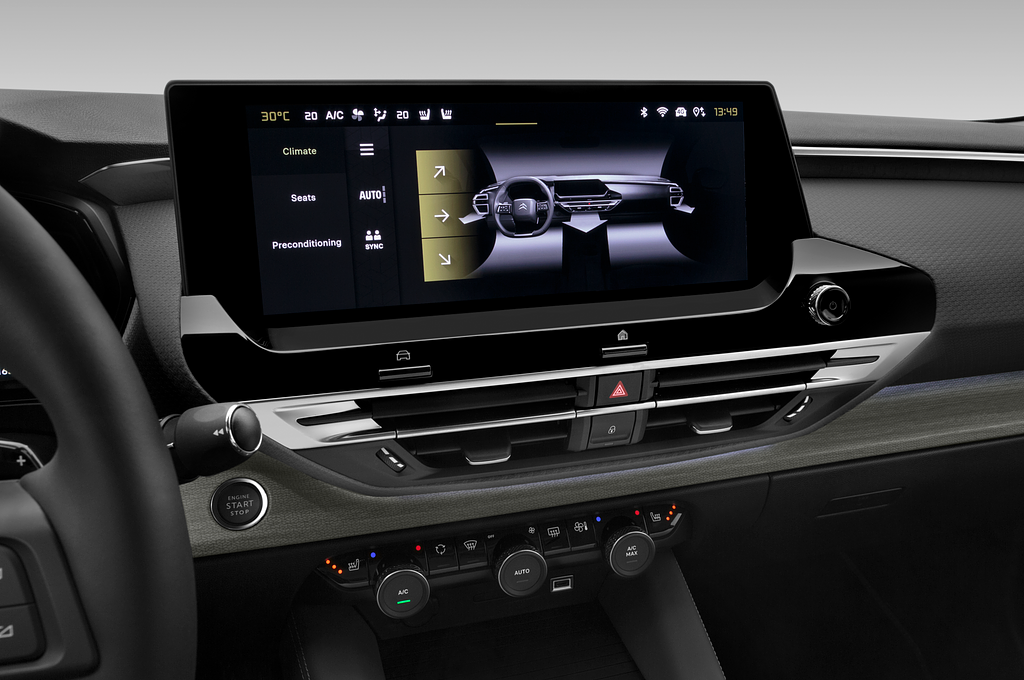 Citroen C5 X Plug-in Hybrid (Baujahr 2022) Shine Pack 5 Türen Temperatur und Klimaanlage