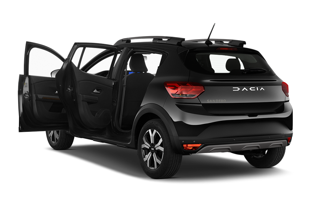 Dacia Sandero Stepway (Baujahr 2023) Expression 5 Türen Tür geöffnet