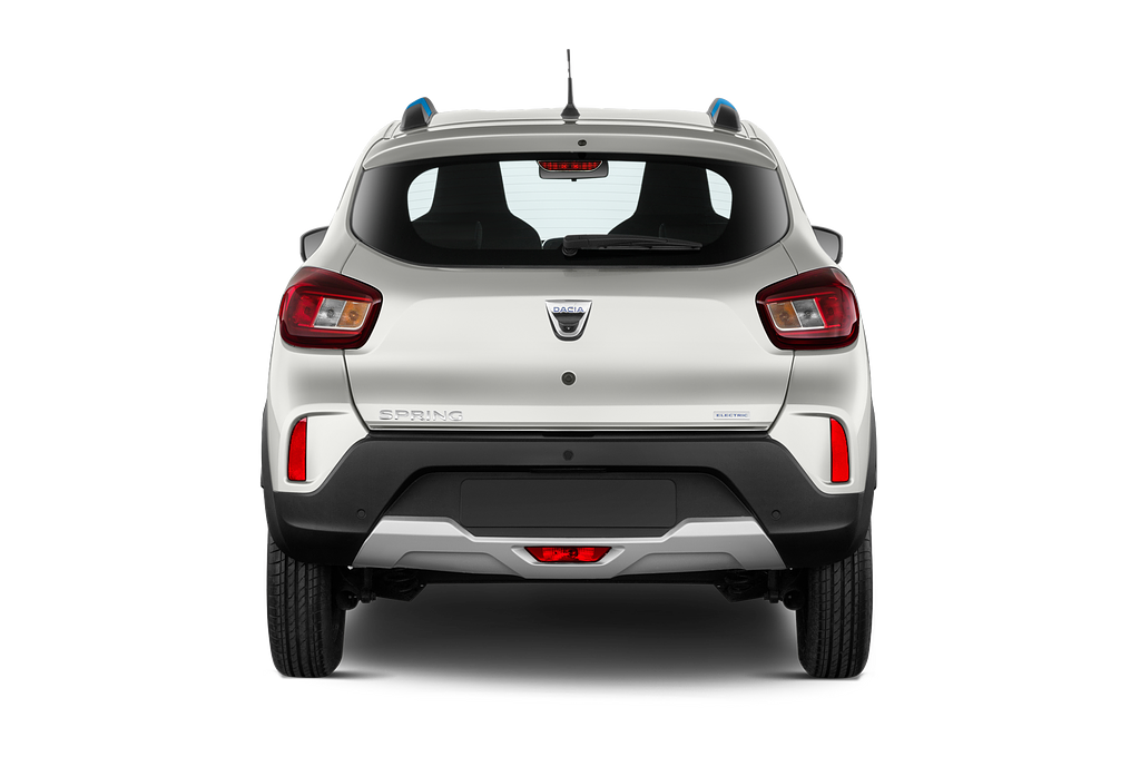 Dacia Spring (Baujahr 2021) Comfort 5 Türen Heckansicht