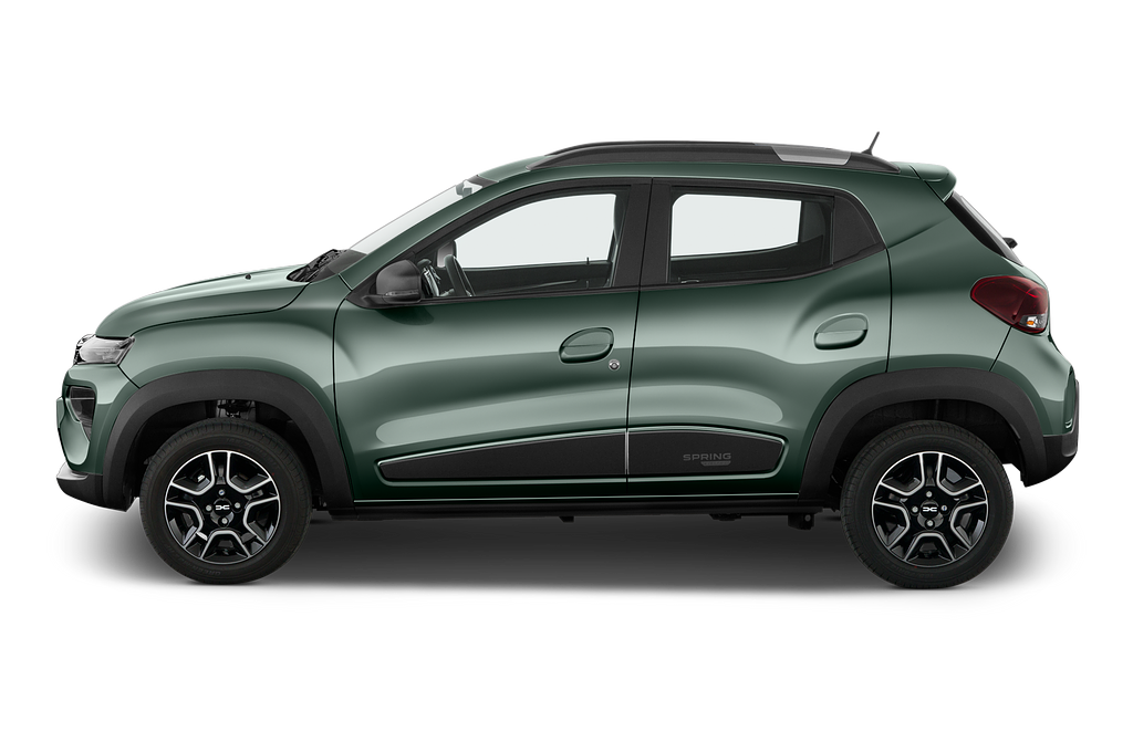 Dacia Spring (Baujahr 2023) Essential 5 Türen Seitenansicht