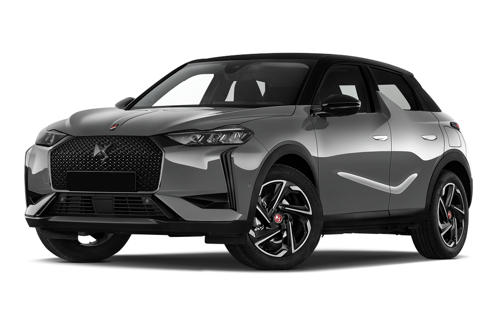 DS DS 3 (Baujahr 2023) EV Performance Line 5 Türen seitlich vorne mit Felge