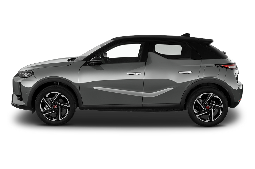 DS DS 3 (Baujahr 2023) EV Performance Line 5 Türen Seitenansicht