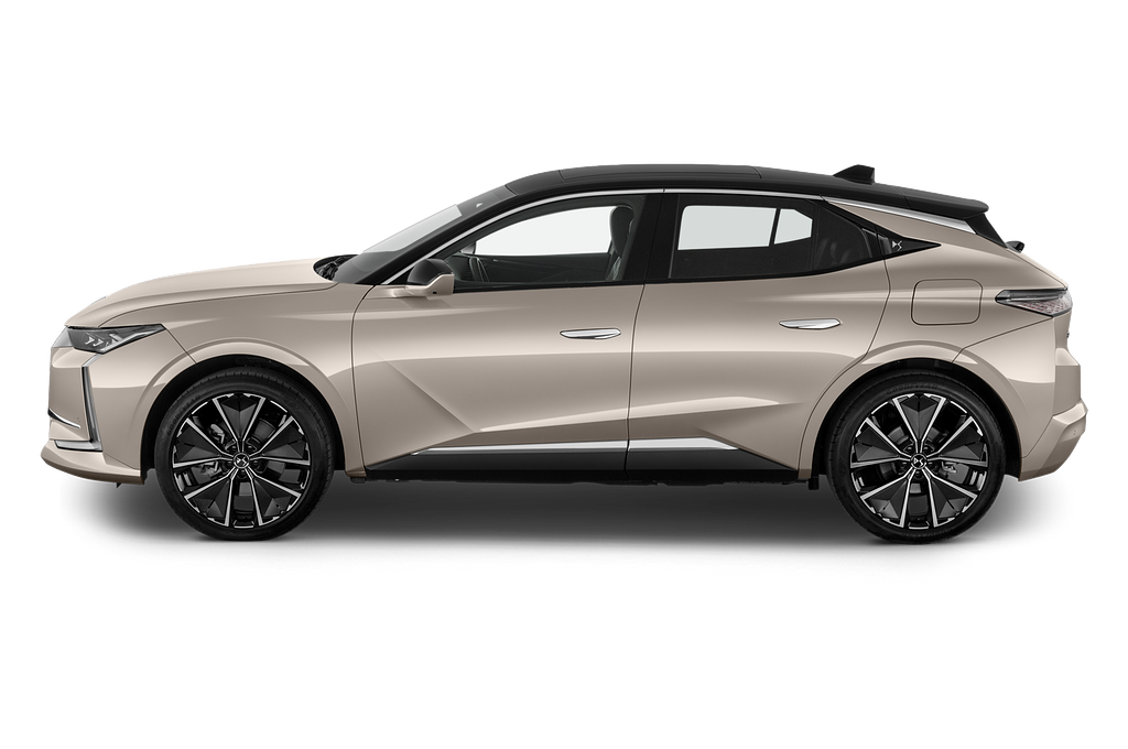 DS DS 4 E-Tense (Baujahr 2022) Rivoli 5 Türen Seitenansicht