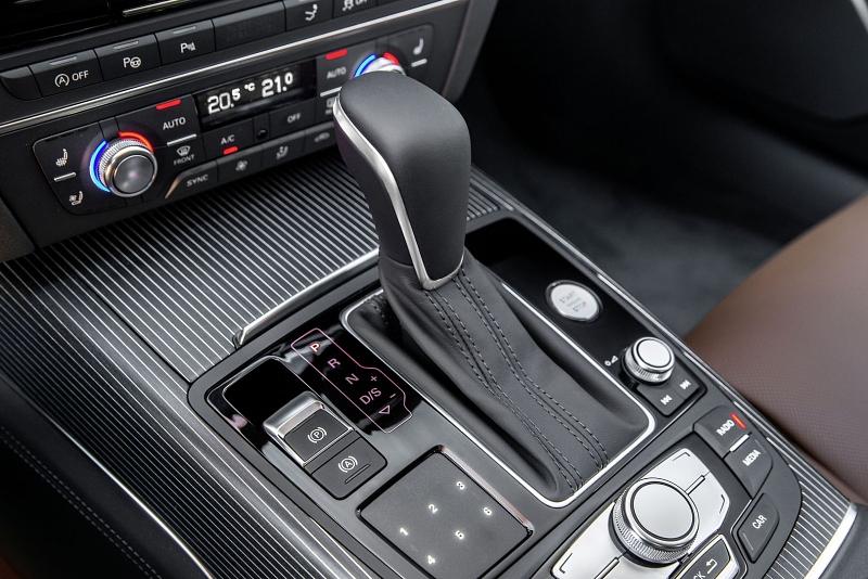Der Audi A7 TDI Sportback competition verfügt über eine Achtstufen-Tiptronic.