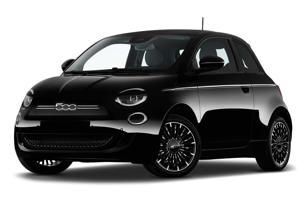 FIAT 500 e 3+1 (Baujahr 2022) Icon 4 Türen seitlich vorne mit Felge