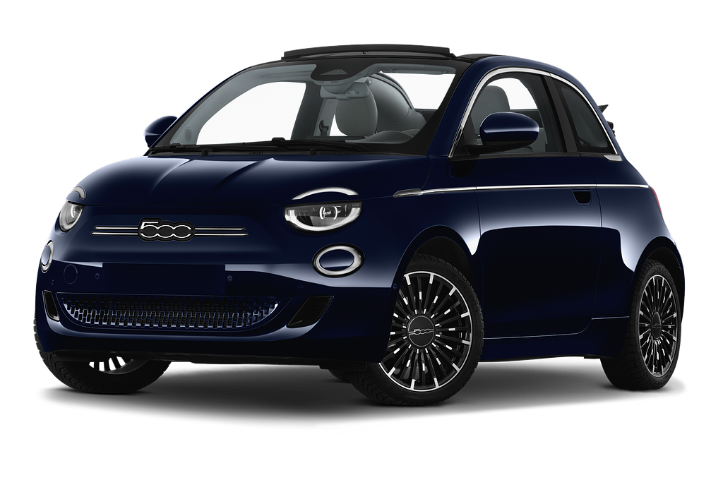 FIAT 500C (Baujahr 2021) La Prima 2 Türen seitlich vorne mit Felge