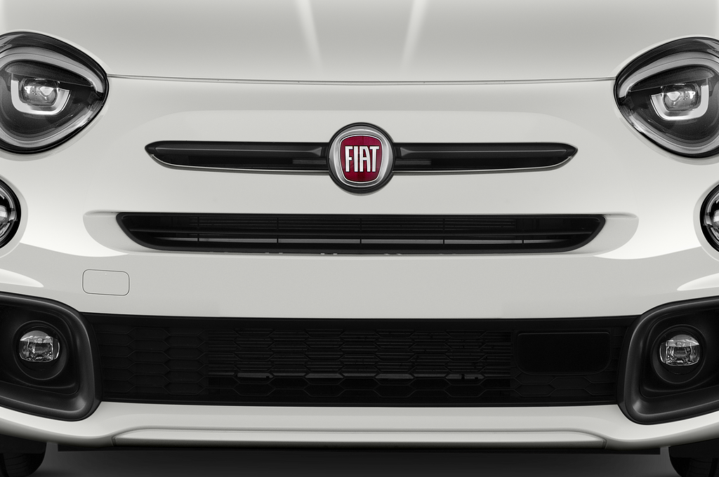 FIAT 500X (Baujahr 2020) Sport 5 Türen Kühlergrill und Scheinwerfer