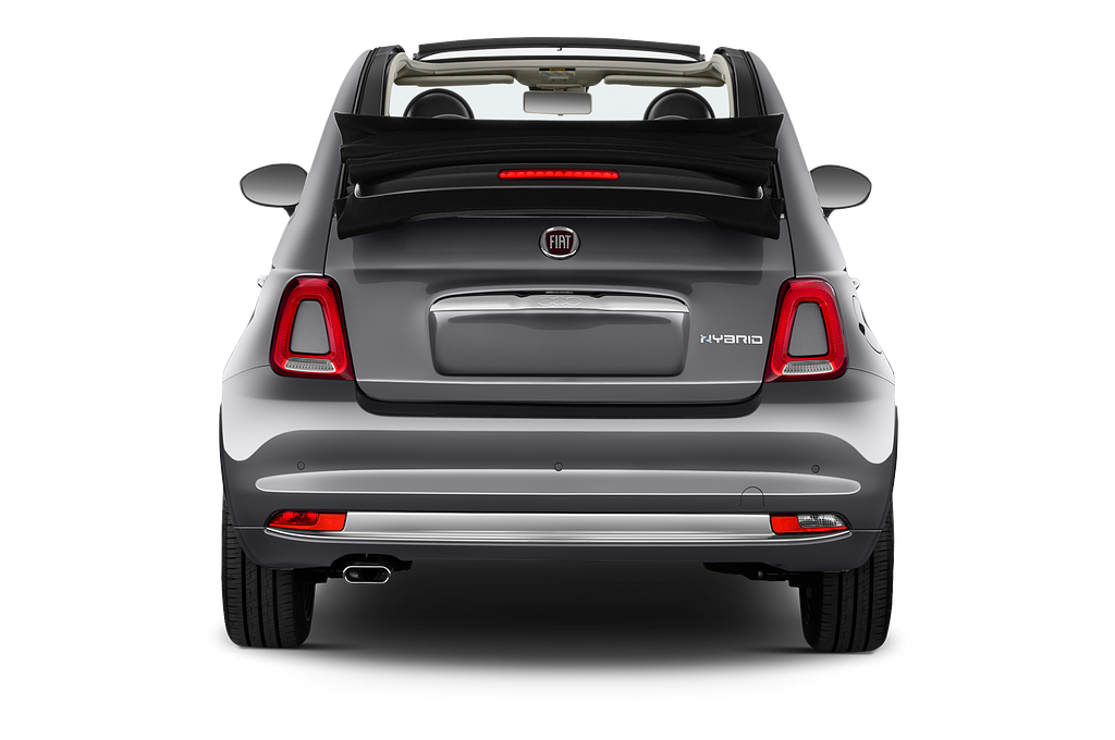 FIAT 500C (Baujahr 2022) Dolcevita 2 Türen Heckansicht