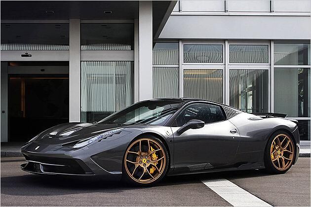 Das Fahrwerk vielleicht? Novitec legt den 458 Speciale um 30 Millimeter tiefer ...