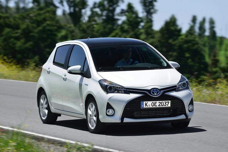 Der Toyota Yaris Hybrid ist 3,95 Meter lang,...