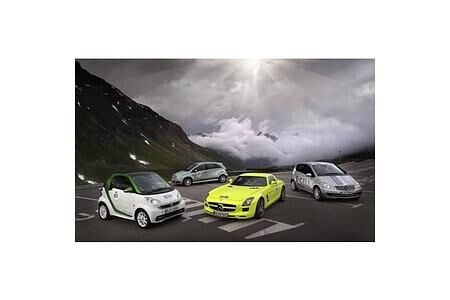 Der Berg ruft: Daimler bei der Silvretta E-Auto Rallye