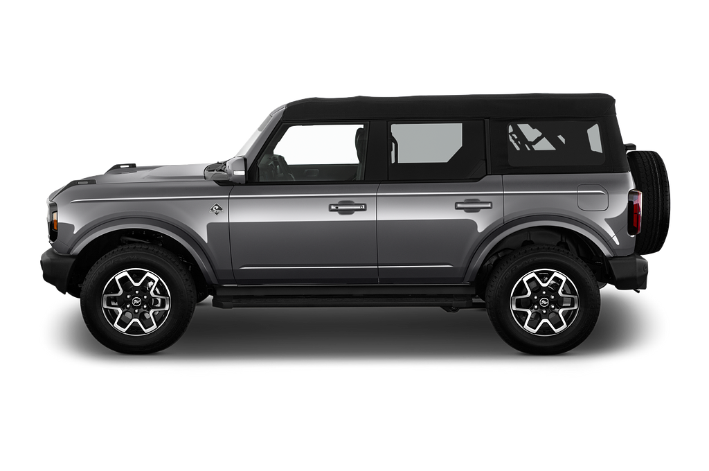 Ford Bronco 4 Door (Baujahr 2023) Outer Banks 5 Türen Seitenansicht