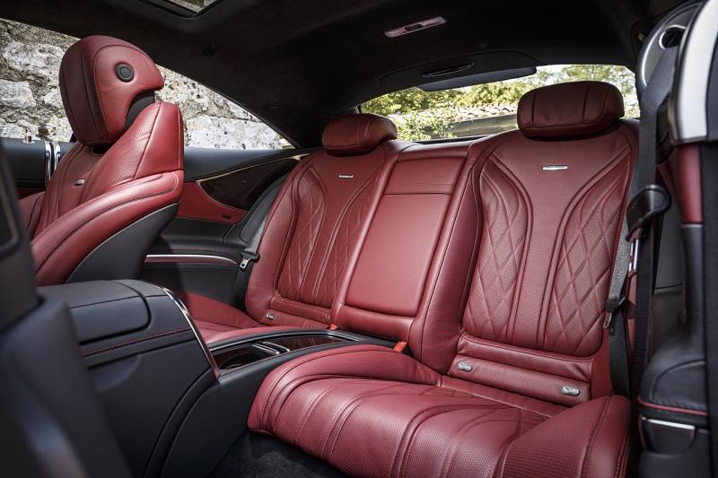 Mercedes S 63 AMG Coupé 4matic - grenzenloser Luxus auch im Fond