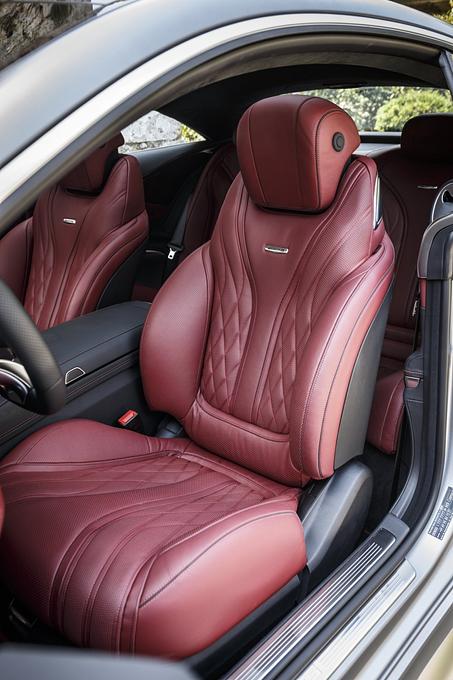 Mercedes S 63 AMG Coupé 4matic - beste Lederstühle