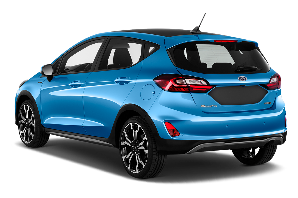 Ford Fiesta (Baujahr 2022) Active X MHEV 5 Türen seitlich hinten
