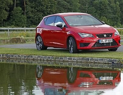 Der Seat Leon Cupra 280 auf der Super-Sparrunde: 14km, 68 km/h, 6,2 l/100km.