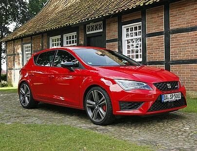 Rot steht dem Seat Leon Cupra 280 gut.