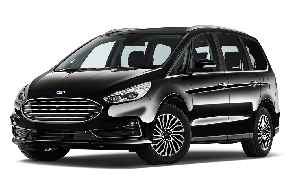 Ford Galaxy (Baujahr 2021) Titanium 5 Türen seitlich vorne mit Felge