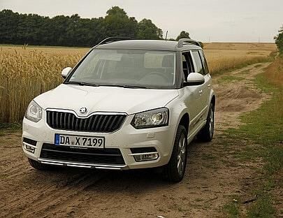Weicher Sand kann eine Herausforderung sein – nicht aber für den Skoda Yeti.
