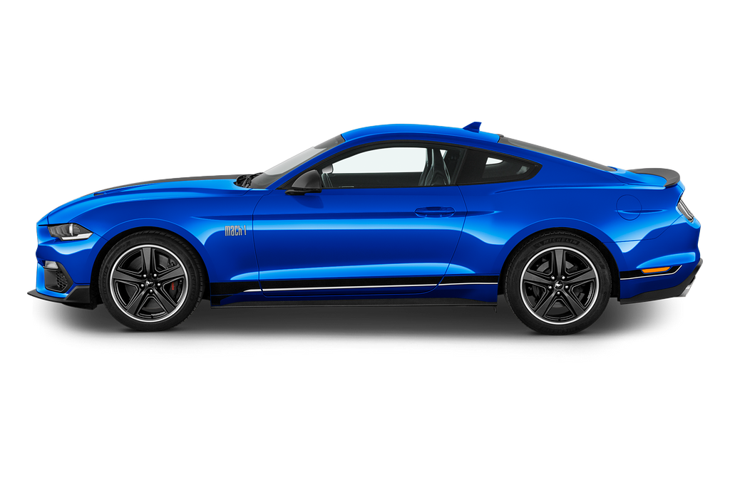 Ford Mustang (Baujahr 2021) Mach 1 2 Türen Seitenansicht