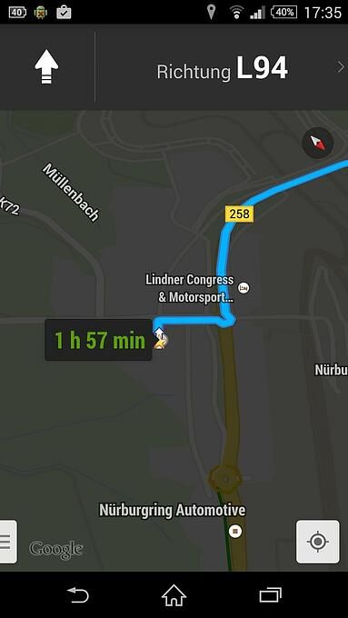 Google Maps wird von über einer Milliarde Autofahrern genutzt.