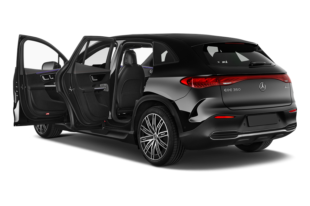 Mercedes EQE SUV (Baujahr 2023) AMG Line 5 Türen Tür geöffnet