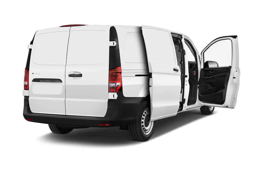 Mercedes eVito (Baujahr 2020) Base Regular Cab 4 Türen Tür geöffnet