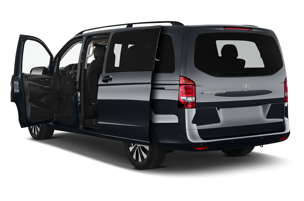 Mercedes eVito Tourer (Baujahr 2021) - 5 Türen Tür geöffnet