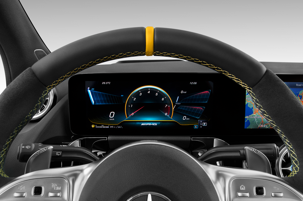 Mercedes GLA (Baujahr 2021) AMG 45 S 5 Türen Tacho und Fahrerinstrumente