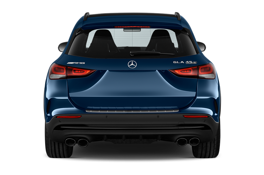 Mercedes GLA (Baujahr 2021) AMG 45 S 5 Türen Heckansicht