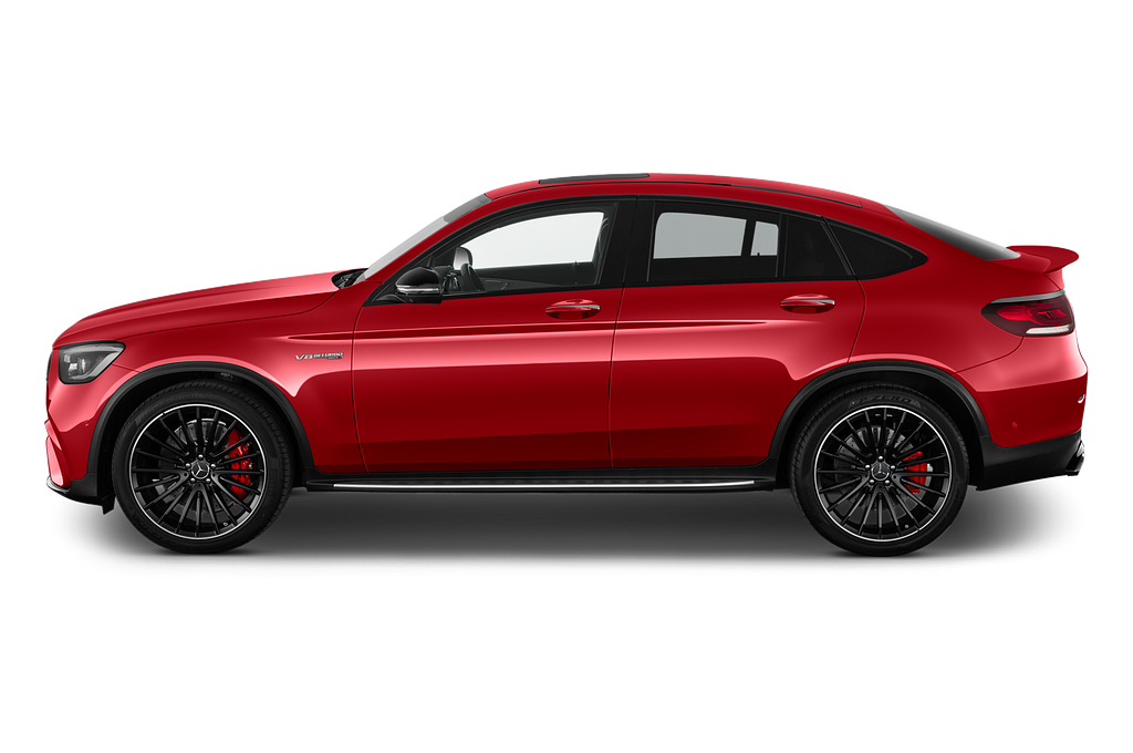 Mercedes GLC Coupe (Baujahr 2021) AMG GLC 63 S 5 Türen Seitenansicht