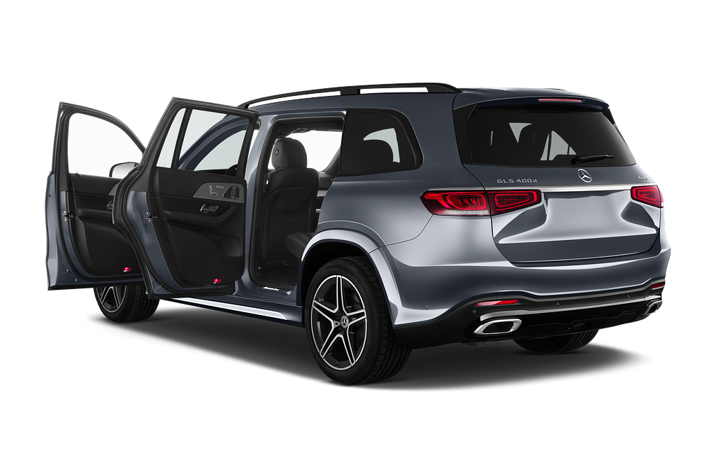 Mercedes GLS (Baujahr 2020) AMG Line 5 Türen Tür geöffnet