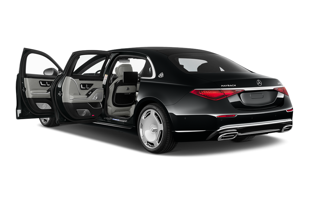 Mercedes S Class (Baujahr 2022) Maybach 4 Türen Tür geöffnet