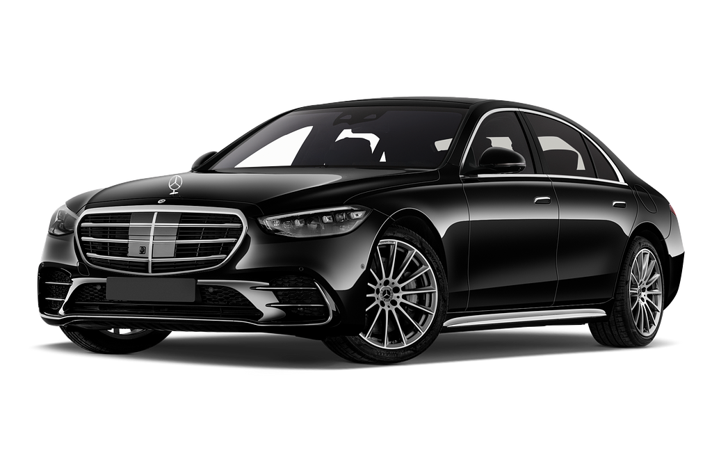 Mercedes S Class (Baujahr 2022) 580e AMG-Line 4 Türen seitlich vorne mit Felge